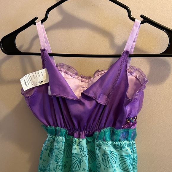 Disney Ariel Little Mermaid Costume Dress - Purple and Turquoise - Picture 5 of 7
